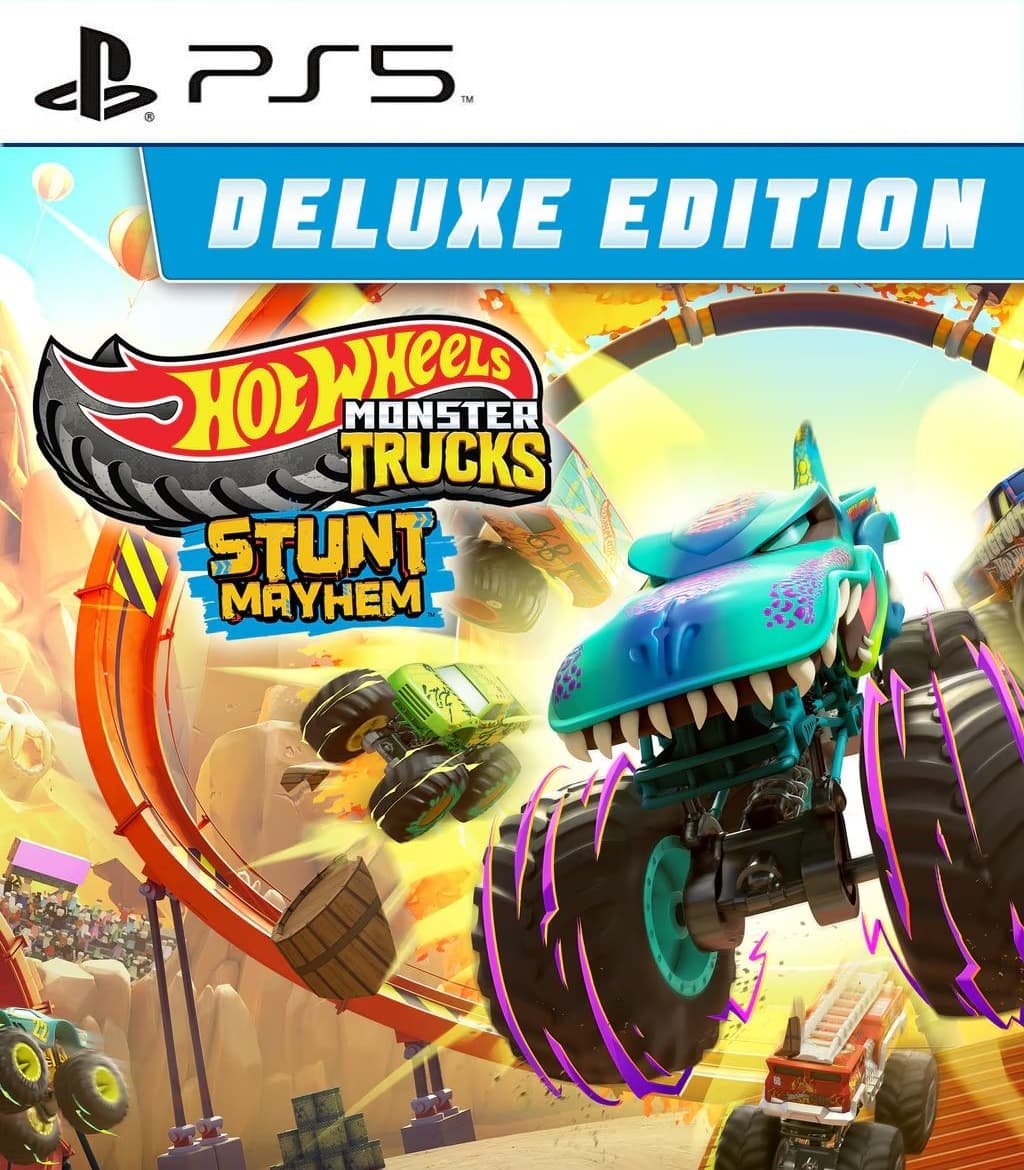 Hot Wheels Monster Trucks Stunt Mayhem Deluxe Edition ~ PS5
