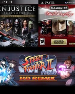 Injustice + Devil May Cry HD + Super Street Fighter II ~ PS3