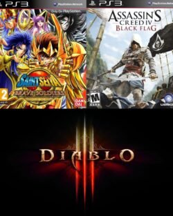 Diablo III + Assassins Creed IV + Saint Seiya Brave Soldiers ~ PS3