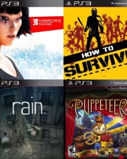 Puppeteer + Rain + How To Survive + Mirrors Edge ~ PS3