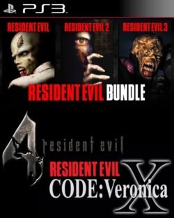 Resident Evil 1, 2, 3, 4 + Resident Evil Code Veronica X ~ PS3