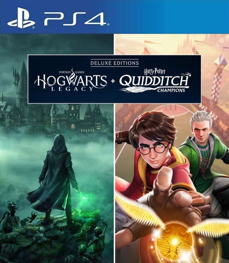 Hogwarts Legacy Deluxe Edition + Harry Potter Quidditch Champions Deluxe Edition ~ PS4