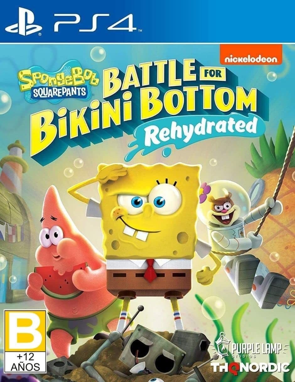 SpongeBob SquarePants Battle for Bikini Bottom - Rehydrated ~ PS4
